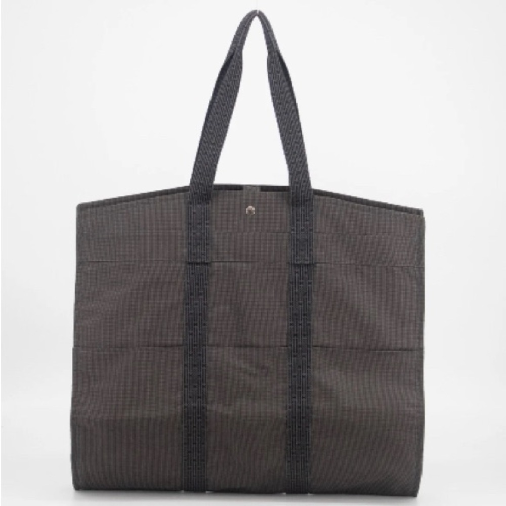 Hermes Dark Gray Garment Tote Bag